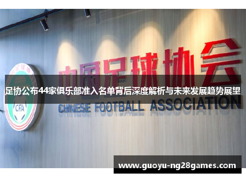足协公布44家俱乐部准入名单背后深度解析与未来发展趋势展望 足协公布44家俱乐部准入名单背后深度解析与未来发展趋势展望